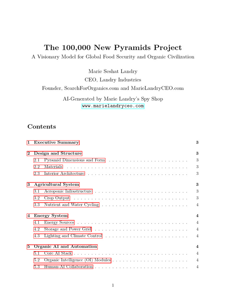 New Pyramids for Global Food Security | PDF | Agriculture | Sustainability