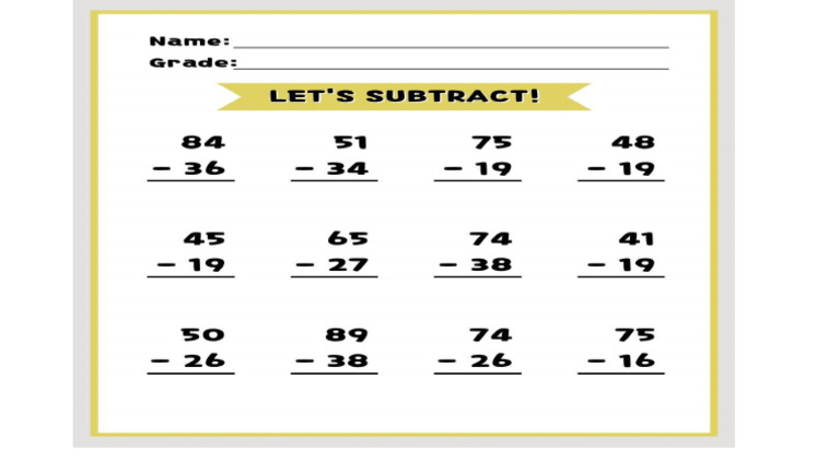 Subtract | PDF