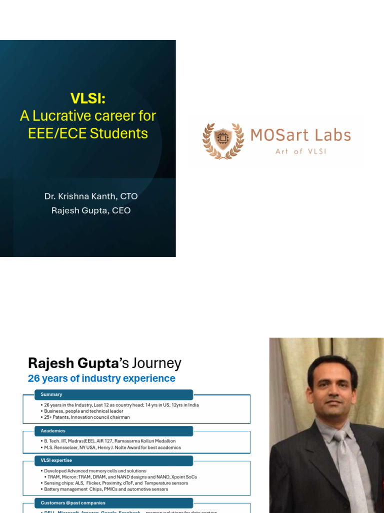 VLSI Career Opportunities at Mosart Labs | PDF | Integrated Circuit ...