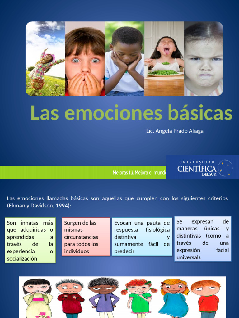 Emociones Básicas y su Impacto | PDF | Asco | Las emociones