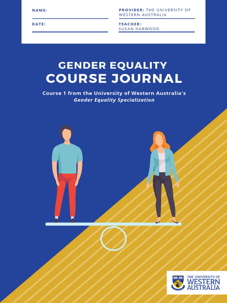 Gender Equality Course Journal Insights | PDF | Gender Studies | Gender