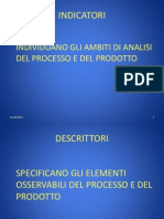 Def Indicatori e Descrittori