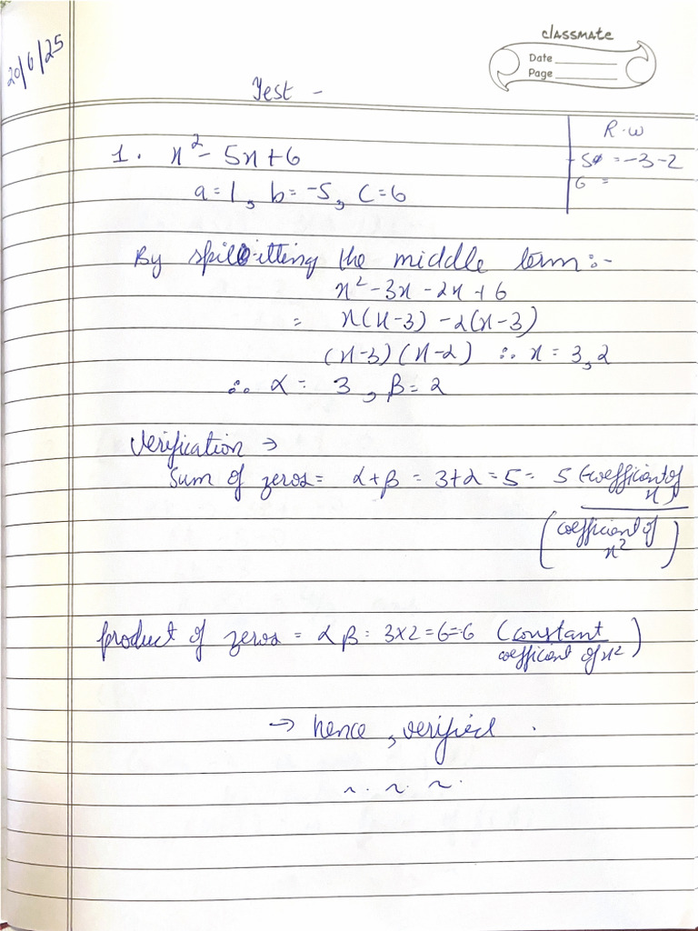 Maths Test | PDF