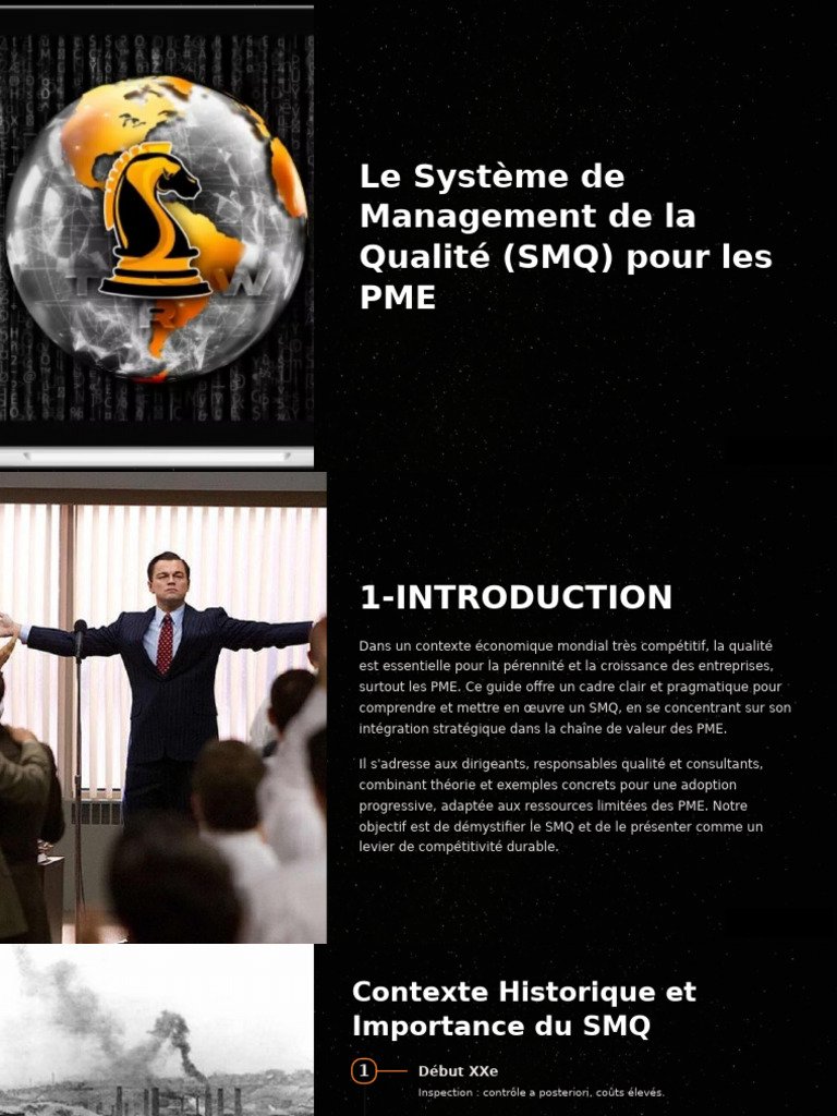 SMQ : Guide Pratique pour PME | PDF | Système de management de la ...