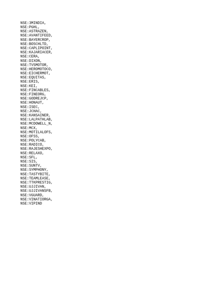 Good 45 Stocks | PDF