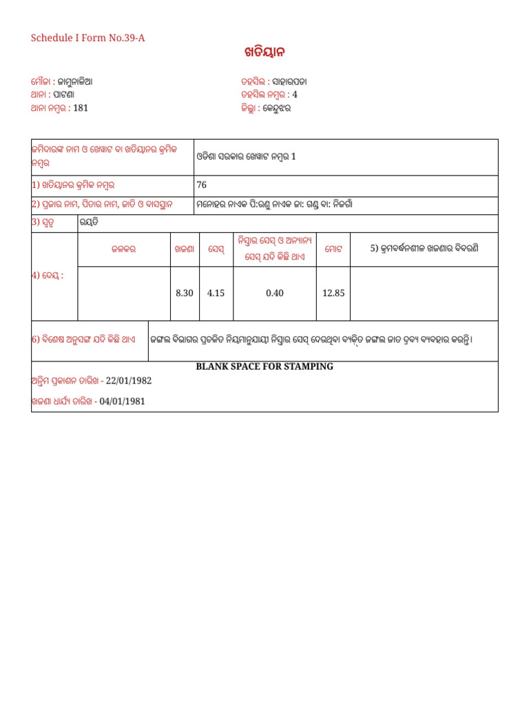 Buta Bhai Pata | PDF
