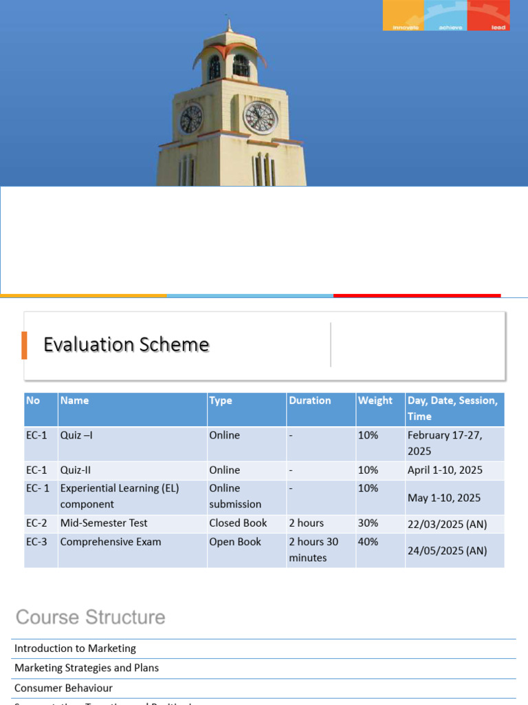Marketing Management Course Overview | PDF | Marketing | Market (Economics)