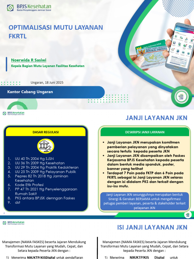 Optimalisasi Layanan JKN di FKRTL | PDF