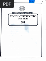Conductivity Meter Calibration Guide | PDF | Calibration | Applied And ...