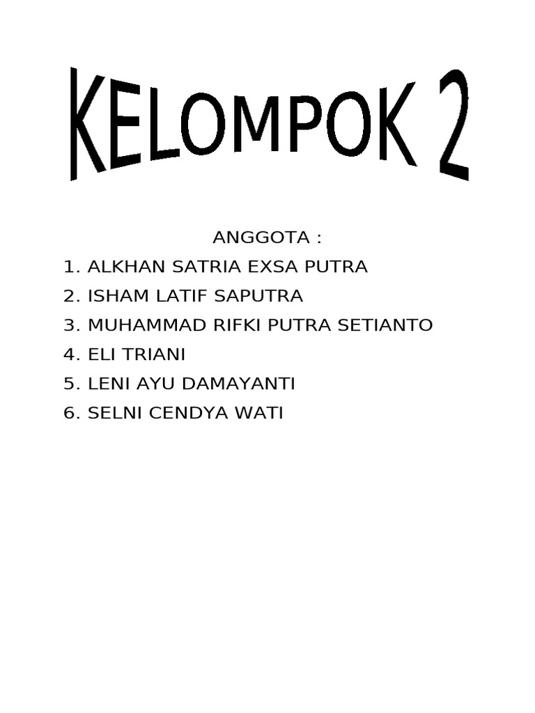 Kelompok 2 | PDF