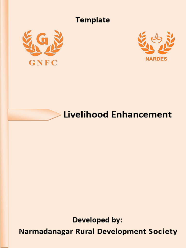 Template - Livelihood-Enhancement As Aas As A | PDF | Employment ...
