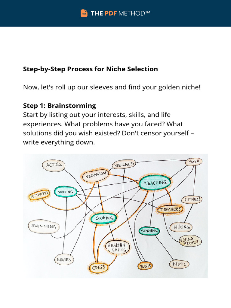 Niche Selection: Step-by-Step Guide | PDF