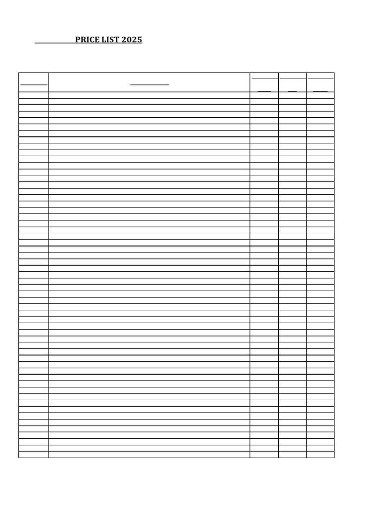 PolyLab Price List 2025 | PDF | Chemistry