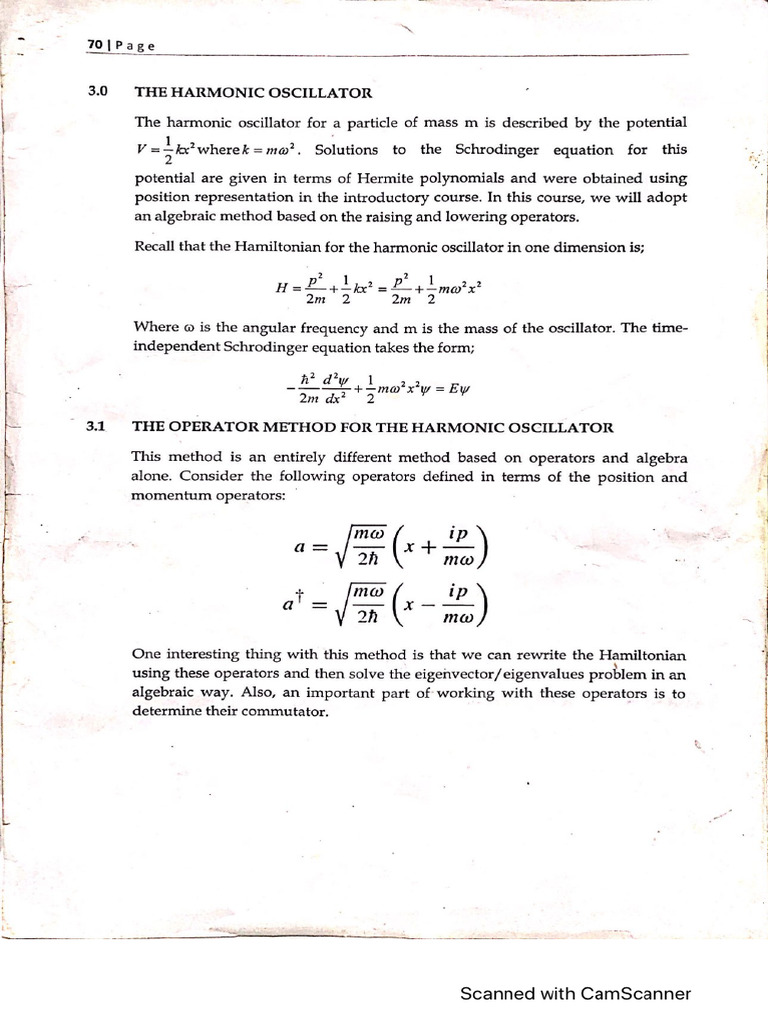 PHY 411 - Quantum Mechanics | PDF