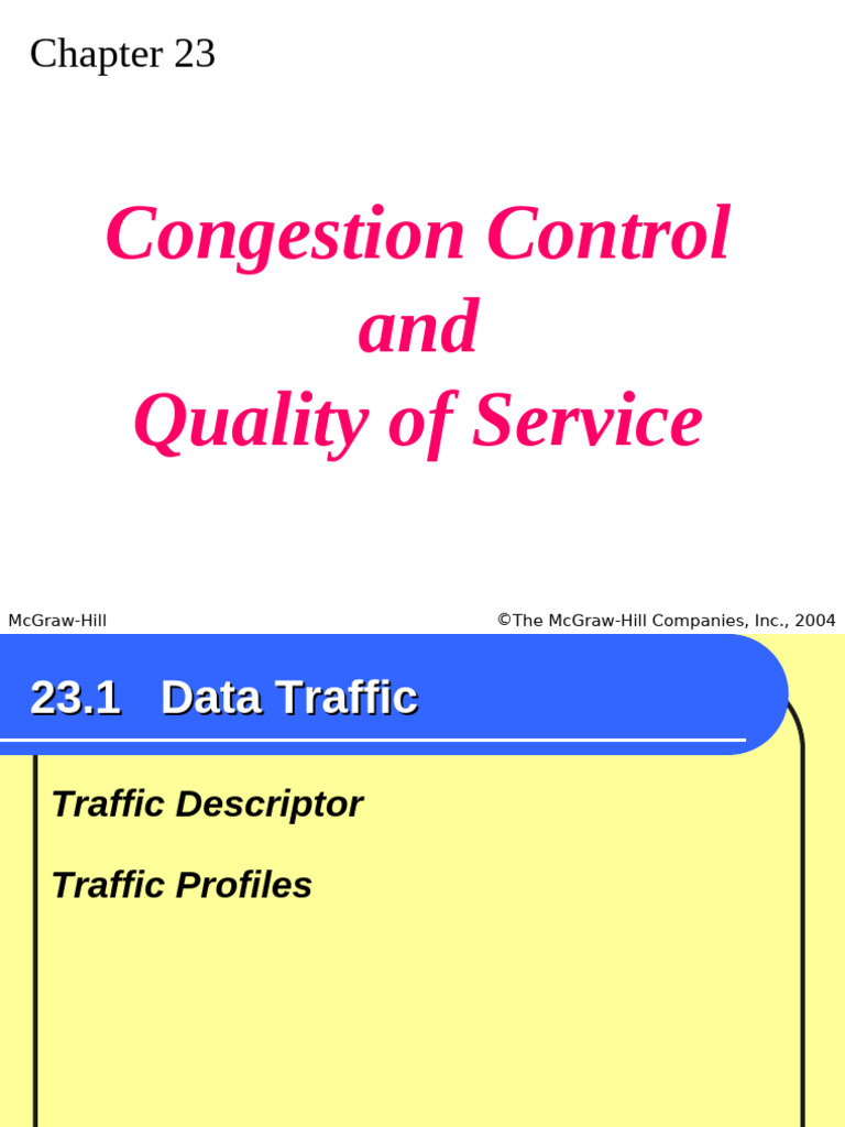 TCP Congestion Control | PDF | Network Congestion | Quality Of Service