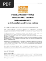 Download Programma elettorale del Candidato Sindaco Marco Invernizzi by Marco Invernizzi X Magenta SN87878858 doc pdf