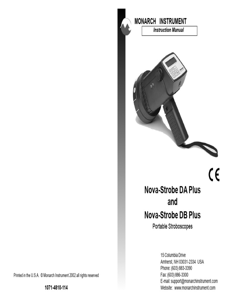 Nova-Strobe DA/DB Plus Manual | PDF | Breach Of Contract | Damages