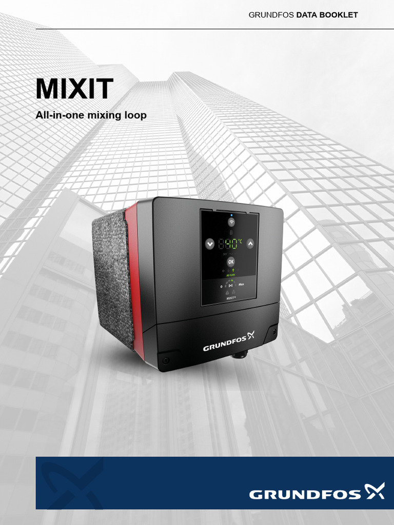 Grundfos MIXIT: Simplified Mixing Loops | PDF | Pump | Valve