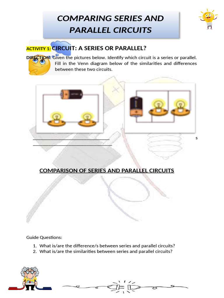 Comparing Series and Parallel Circuits | PDF | Series And Parallel ...