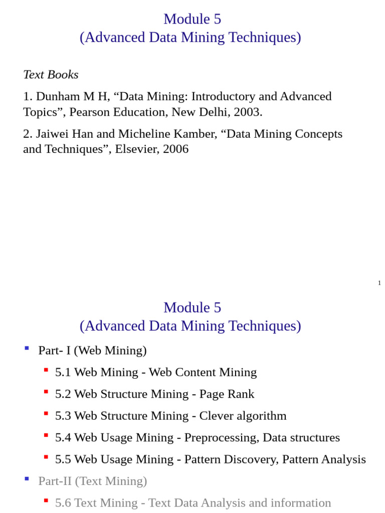 Advanced Web Mining Techniques Guide | PDF | World Wide Web | Internet ...