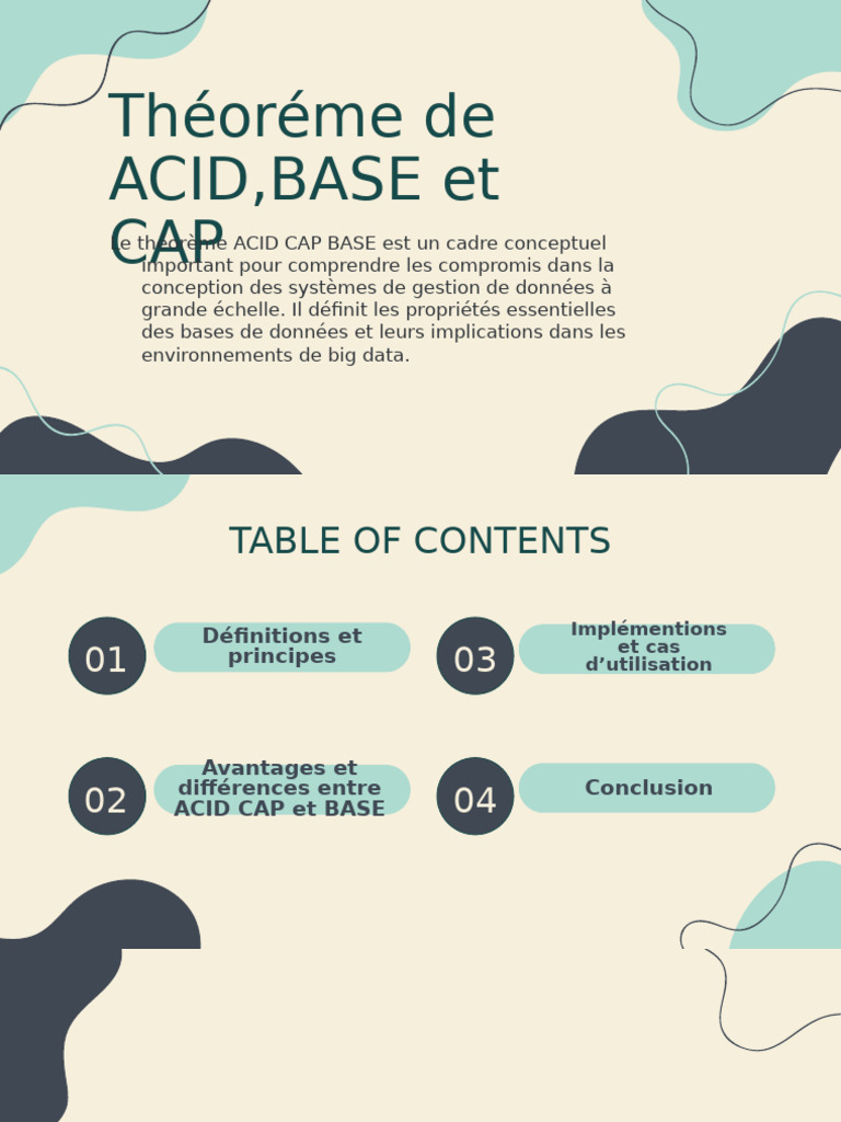 Comprendre ACID, BASE et CAP | PDF | Planets | Jupiter