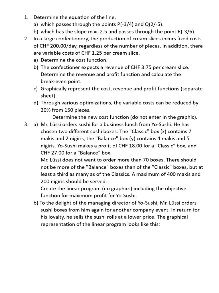 Maths For Germany's Exam - 2013 | PDF | Loss Function | Function ...