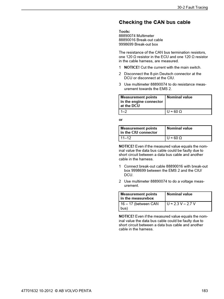 CAN Bus Cable Testing Guide | PDF | Resistor | Computer Engineering