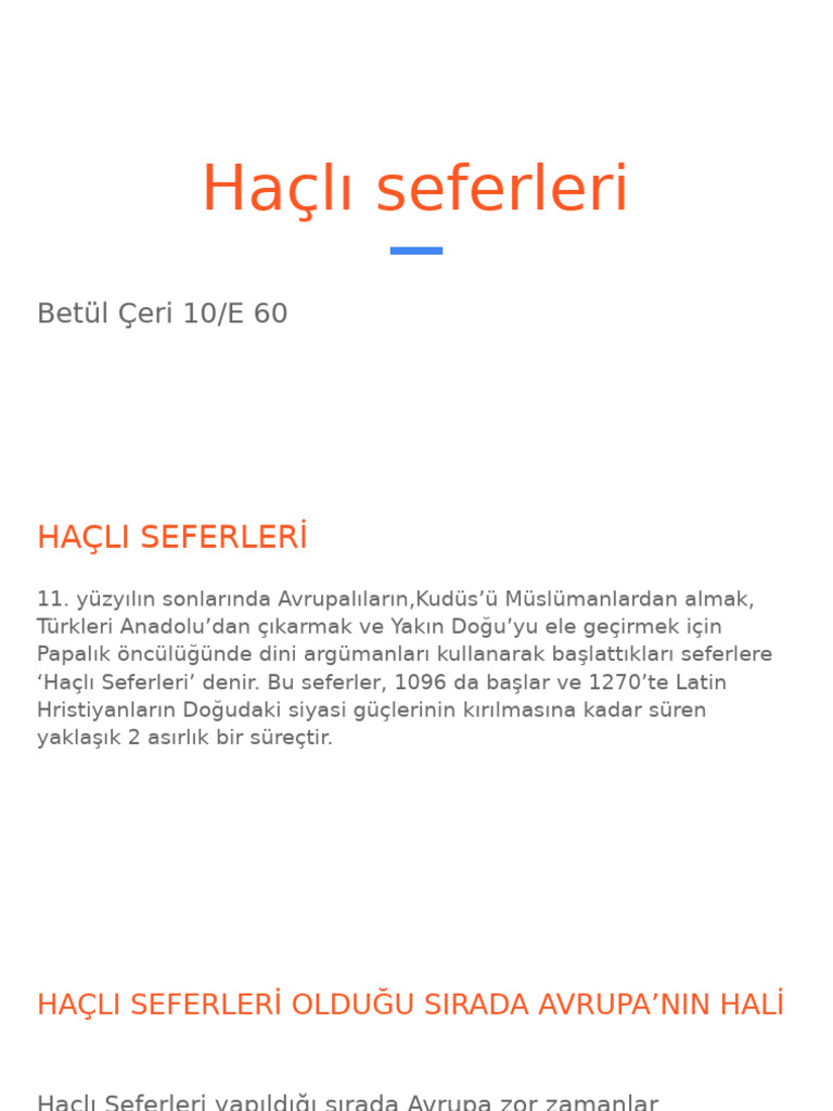 Haçl - Seferleri Betül Çeri 60 | PDF