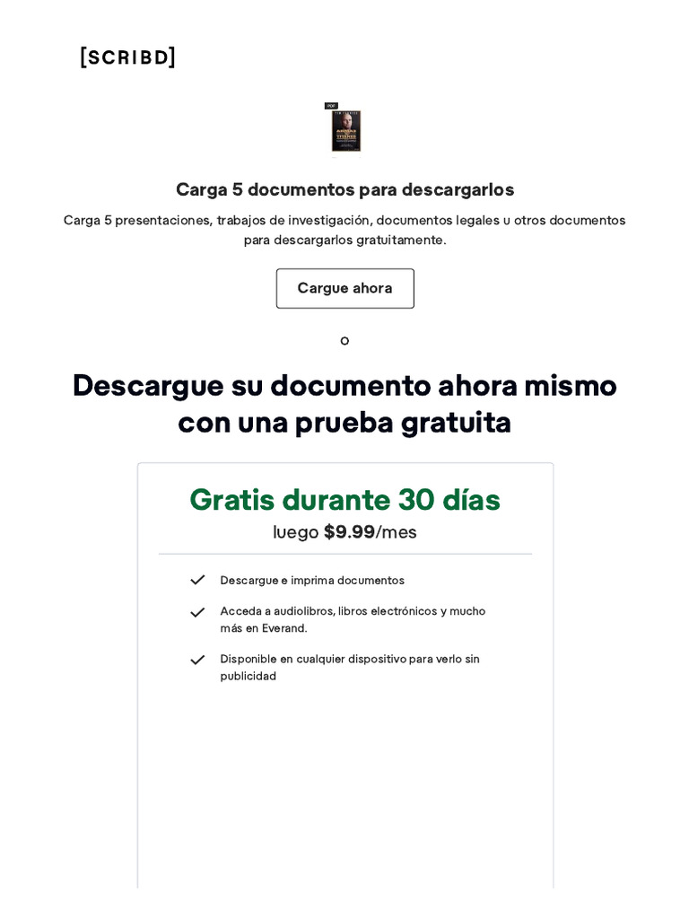 Descarga Documentos Gratis En Scribd Pdf 