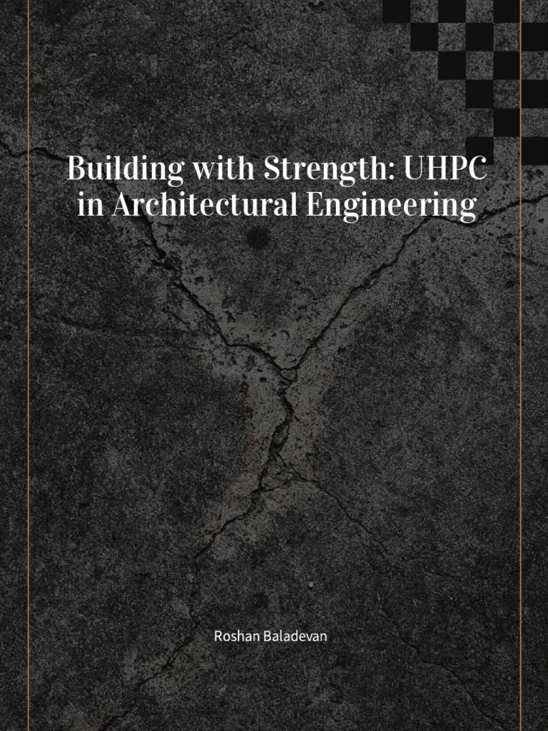 UHPC in Architectural Engineering Guide | PDF | Precast Concrete | Concrete