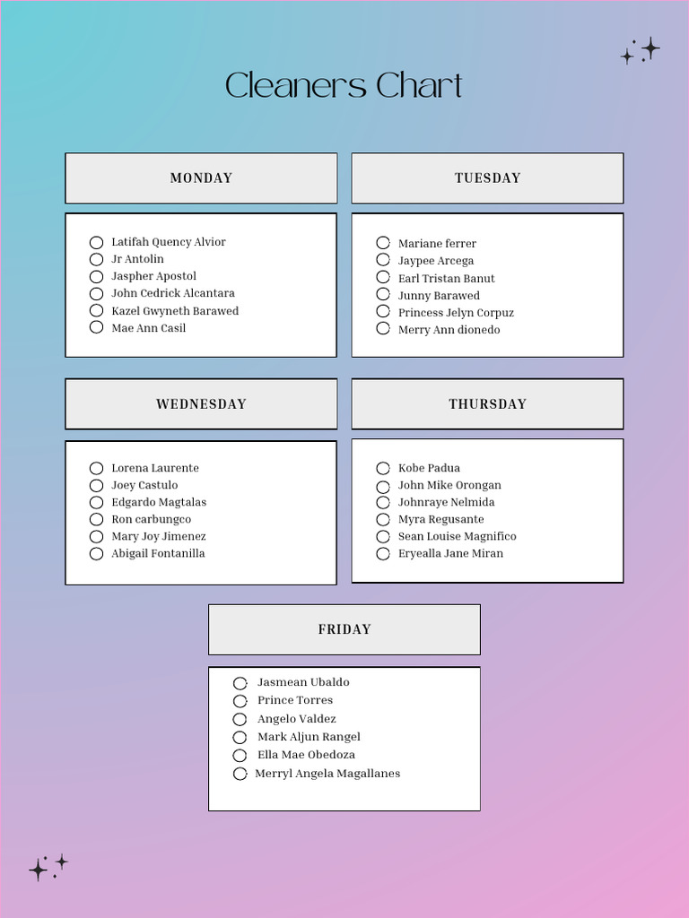 White Clean Professional Daily Deep Cleaning Checklist 20250619 205543 ...