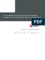 Secure Mobile Access For Enterprise Employees