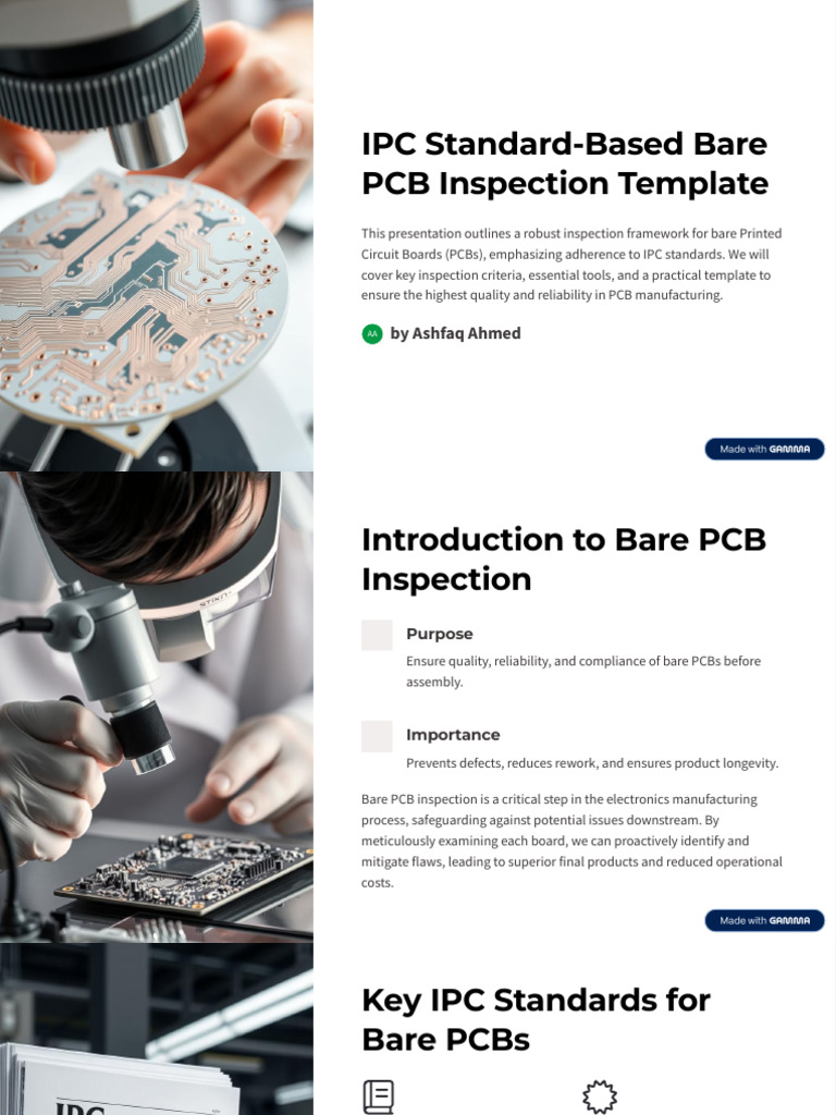 IPC Standards for Bare PCB Inspection | PDF | Printed Circuit Board ...