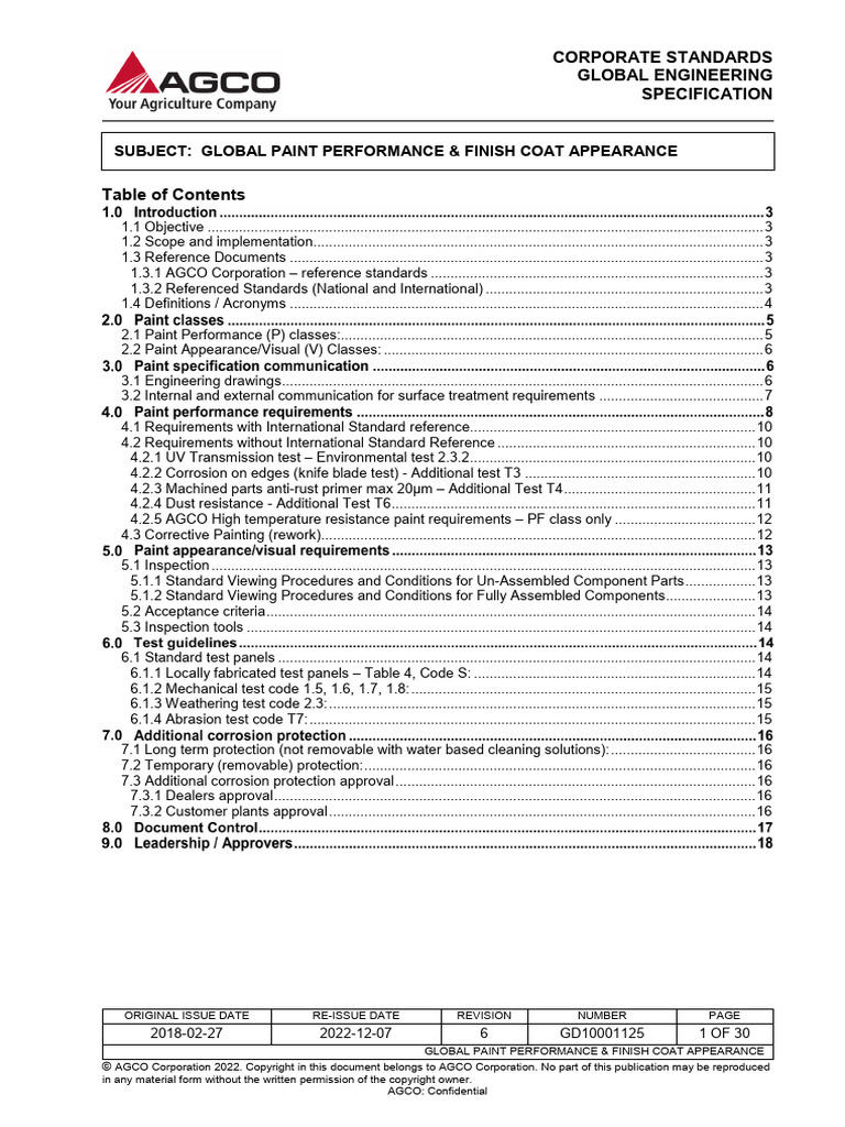 Global Paint Performance Standards | PDF | Paint | Coating