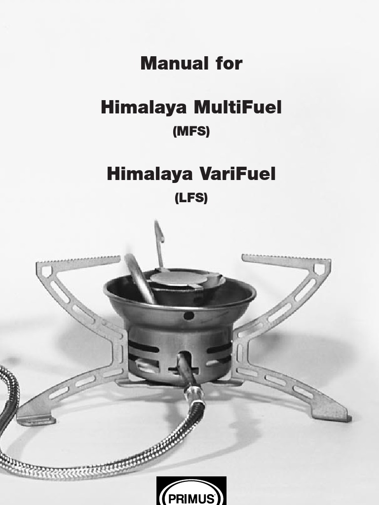Primus Stove Instruction3288 3278 MultiAnd Varifuel PDF