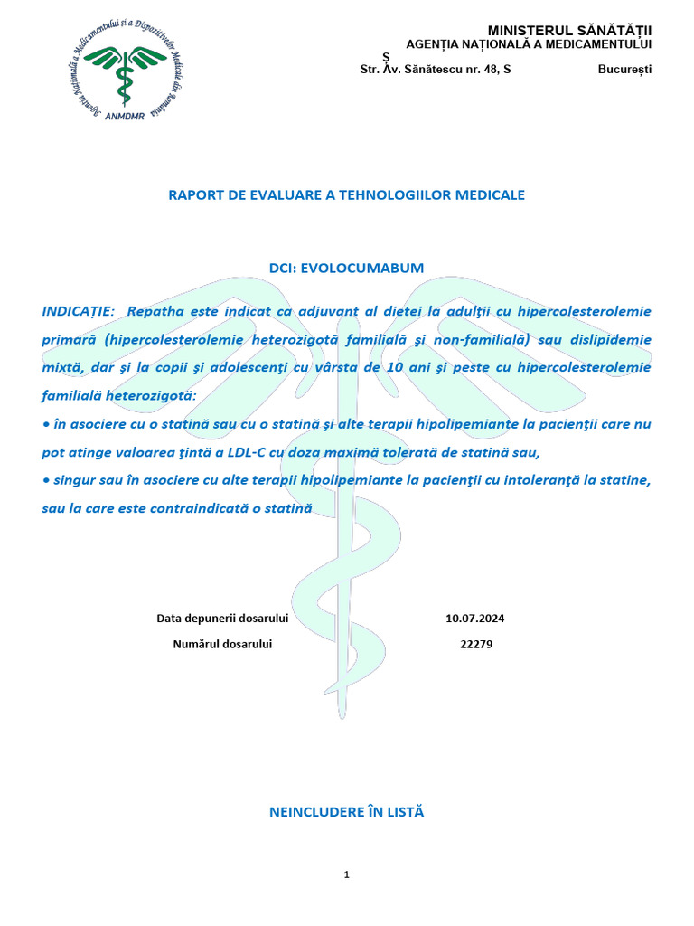 2024 Repatha Evolocumabum | PDF
