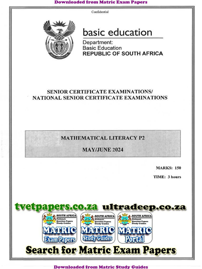 Matric Exam Papers & Study Guides | PDF