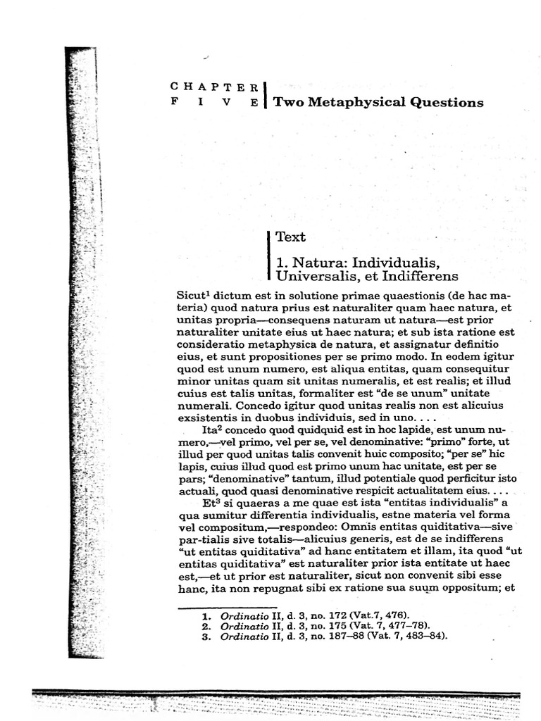 Metaphysical Questions on Nature and Will | PDF | Neuroscience ...