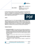 Respuesta Consejo de Transparencia - Caso Zapallar > C1495-11 Decision Web