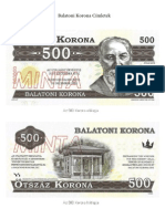 Balatoni Korona Címletek 500-20.000