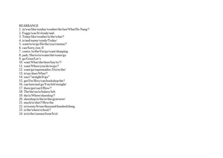 Rearrange | PDF