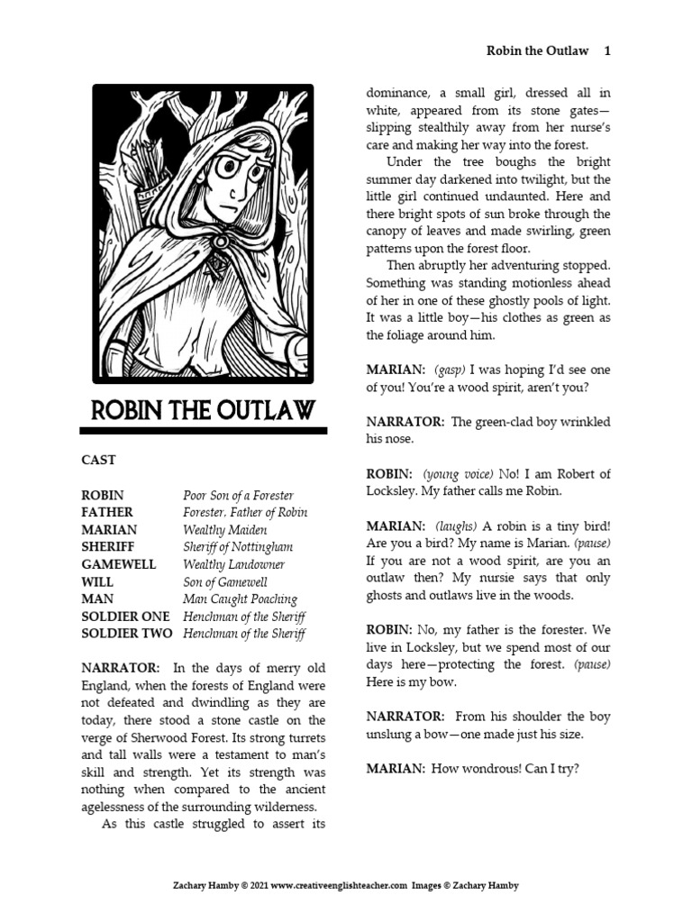 Robin the Outlaw: A Tale of Courage | PDF