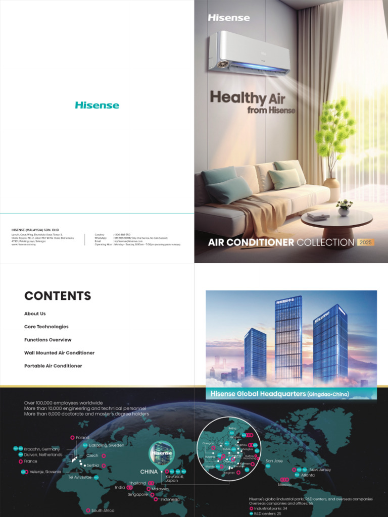 Hisense Air Conditioner Catalogue 2025 New Version Pdf