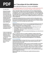 Layer 7 Layer 7 Securespan & Cisco Ans Solution Solution