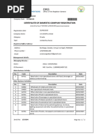 COR 14.3 Registration Certificate | PDF