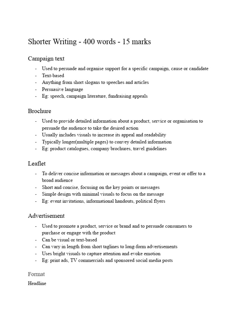 Effective Campaign Writing Techniques | PDF