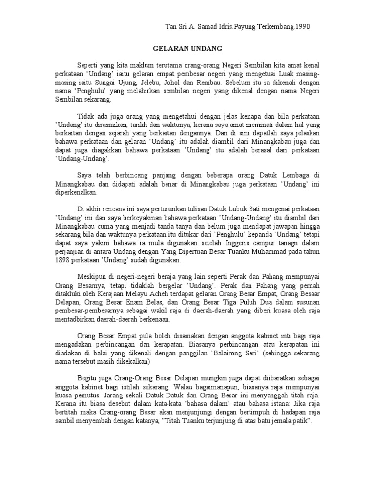 Gelaran Undang Pdf