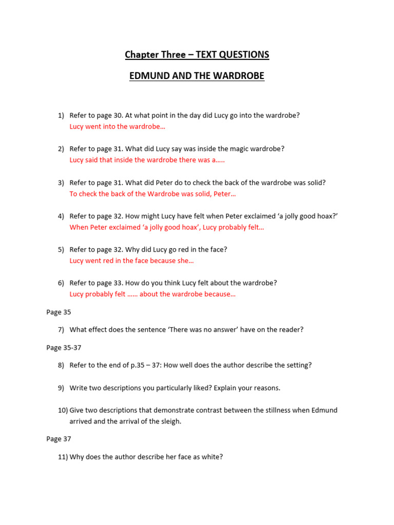 L1 Text Questions | PDF