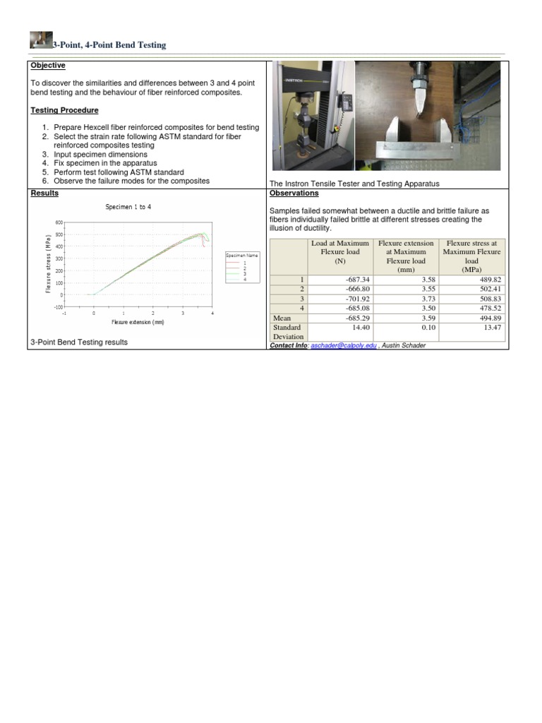 3-4point Bend Testing | PDF