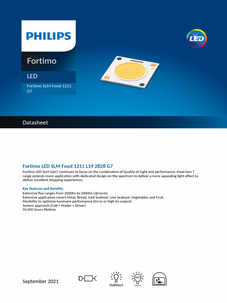 Fortimo SLM Food 1211 G7 EU | PDF | Lighting | Light